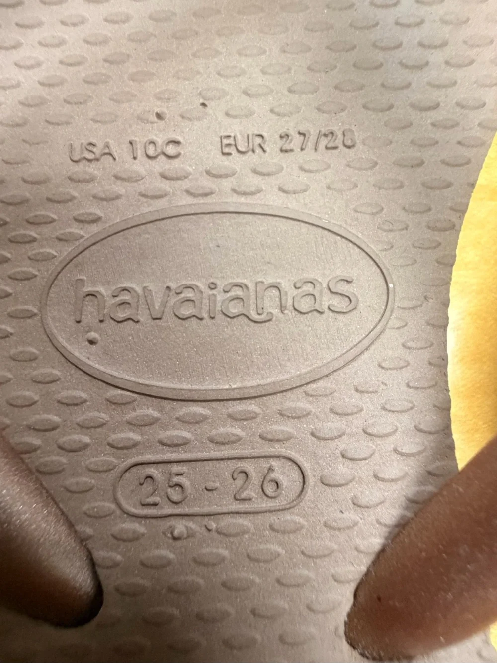 Havaianas iconic rubber